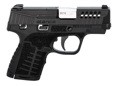 Stance MC9MS 9mm 3.2" Black 3dot sgt 8rd