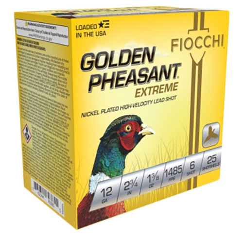 Golden Pheasant 12ga 2 3/4" 1 3/8oz #6