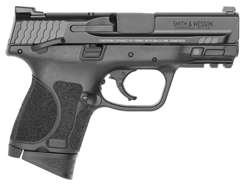 Smith & Wesson 12482 M&P M2.0  Sub-Compact 9mm Luger 12+1, 3.60" Black Armornite Stainless Steel Barrel & Serrated Slide, Matte Black Polymer Frame w/Picatinny Rail