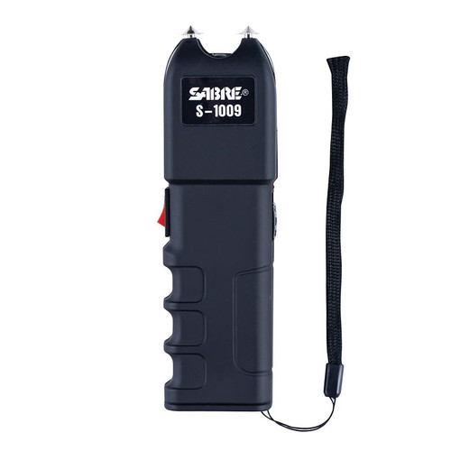 Tactical Stun Gun w/LED Light Anti Grab