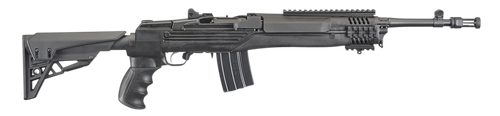 Ruger 5888 Mini-14 Tactical 5.56x45mm NATO 20+1 16.12"  Threaded Barrel w/Flash Suppressor, Blued Alloy Steel, ATI Strikeforce 6 Position Stock, Includes Picatinny Rail, 2 Magazines, Scope Rings