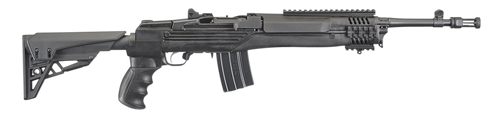 Ruger 5888 Mini-14 Tactical 5.56x45mm NATO 20+1 16.12"  Threaded Barrel w/Flash Suppressor, Blued Alloy Steel, ATI Strikeforce 6 Position Stock, Includes Picatinny Rail, 2 Magazines, Scope Rings