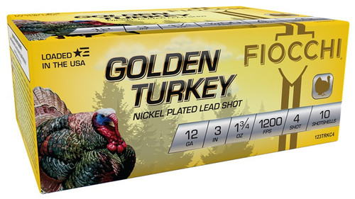 Golden Turkey 12ga 3" 1 3/4oz NikPlt #4