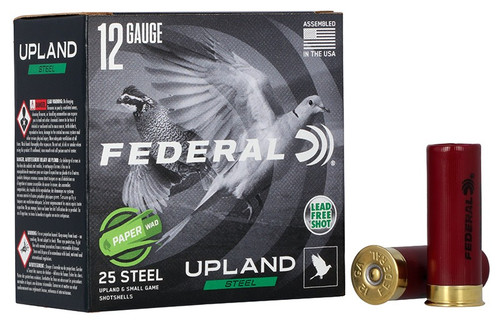 12GA 2-3/4" 1 OZ 7.5 Stl Paper wad 25rd