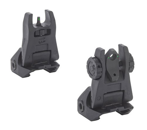 MEPRO Flip Backup Sights 2DR/1DF Blk