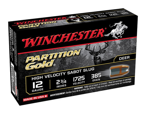 PartialGold 12Ga 2.75" 385pel 1-pc Sabot
