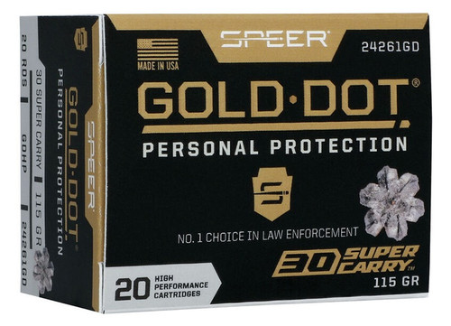 Gold Dot 30 Super Carry 115gr HP 20 Ct