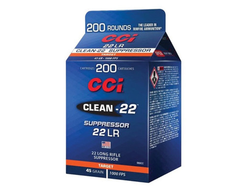 22LR 45gr LRN Clean-22 Suppressor 200rd
