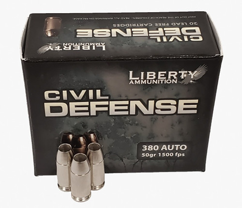 Civil Defense 380 ACP 50gr HP 20BX