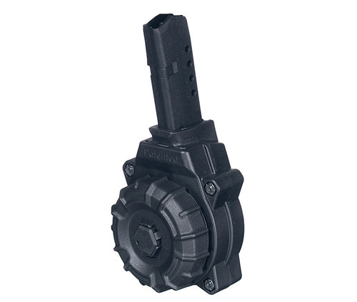 Magazine Glock 43 9mm Blk Poly Drum 30rd