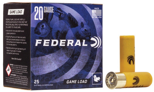 Game Load 20ga 2.75" 2.5dr 7/8oz 7.5