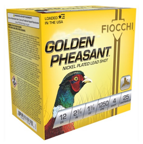 Golden Pheasant 12ga 2 3/4" 1 3/8oz #4