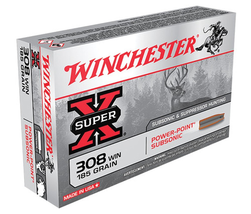 SuperX Subsonic 308WIN 185gr. 20/bx