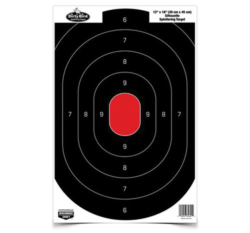 Dirty Bird 12x18" Oval Silhouette 100pk