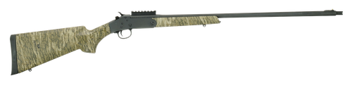 Stevens 19618 301 Turkey Full Size 20 Gauge Break Open 3" 1rd 26" Matte Black Steel Barrel, Picatinny Rail Carbon Steel Receiver, Sporter Mossy Oak Bottomland Synthetic Stock, Ambidextrous