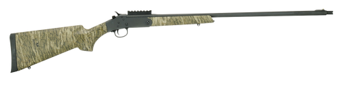 Stevens 19618 301 Turkey Full Size 20 Gauge Break Open 3" 1rd 26" Matte Black Steel Barrel, Picatinny Rail Carbon Steel Receiver, Sporter Mossy Oak Bottomland Synthetic Stock, Ambidextrous