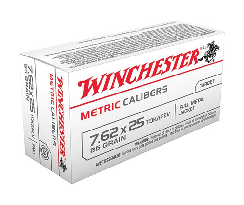 USA 7.62x25 TOK 85gr FMJ 50/bx