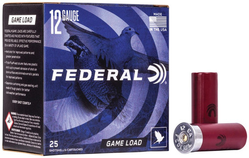 Game Load 12ga 2.75" 3.25dr 1oz 6/