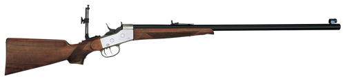 Davide Pedersoli 010S822457 Rolling Block Creedmoor #2 Full Size 45-70 Gov 1rd, 30" Blued Round Steel Barrel, Blued Steel Receiver, Walnut Fixed Stock, Double Set Trigger, Right Hand