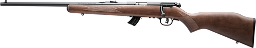 Savage Arms 50702 Mark II GL Youth 22 LR 10+1 19" Matte Blued Barrel/Steel Receiver, Drilled & Tapped, Satin Hardwood Stock, Left Hand