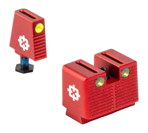 CROSS CRGST-RD      FIBER OPTIC TALL HGHT  GLK RED