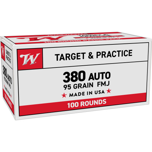 WIN USA TRGT 380ACP 95GR FMJ 100/500