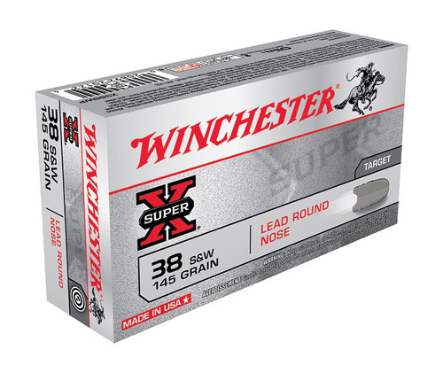 Super-X 38 S&W 145gr LRN 50/bx