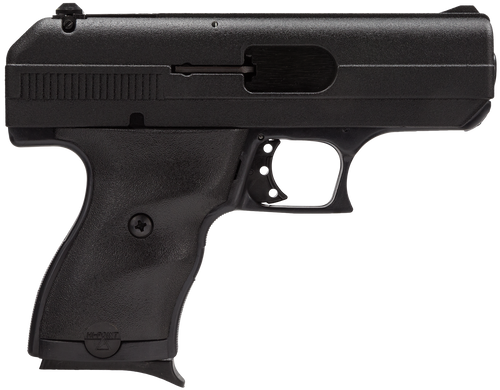 Hi-Point 916HCT1 C9  9mm Luger 8+1 3.50" Black Steel Barrel, Black Powder Coated Serrated Steel Slide, Black Polymer Frame, Black Plastic Grip, MTM Case, Tuff1 Grip