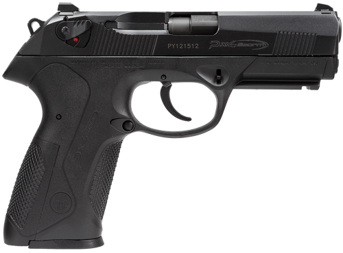 Beretta USA JXF4F21 Px4 Storm  Full Size Frame 40 S&W 14+1, 4.10" Black Steel Barrel, Black Bruniton Serrated Steel Slide, Black Polymer Frame w/Picatinny Rail, Ambidextrous