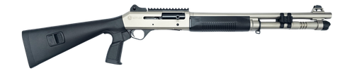 Panzer Arms PAM4MTSSS M4 Semi-Auto 3" 5+1 18.50" Nickel Barrel, Nickel Aluminum Receiver w/Picatinny Rail, Black Fixed Synthetic Stock, Black Polymer Grip