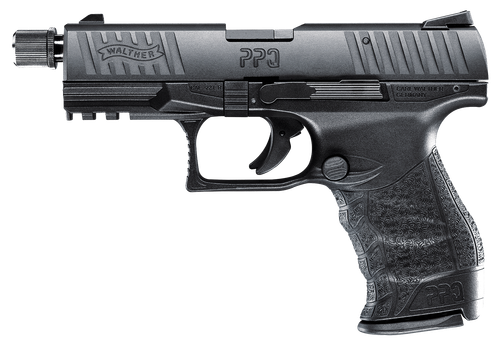 Walther Arms 5100301 PPQ M2 SD Tactical 22 LR 12+1 4" Threaded Black Steel Barrel, Matte Black Tenifer Aluminum/Serrated Slide, Black Polymer Frame w/Picatinny Rail, Black Polymer Grips