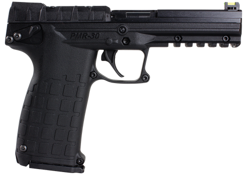 Kel-Tec PMR30BBLK PMR30  22 WMR 30+1 4.30" All Black Fluted Steel Barrel & Serrated Slide, Polymer Frame w/Picatinny Rail, Black Textured Polymer Grip
