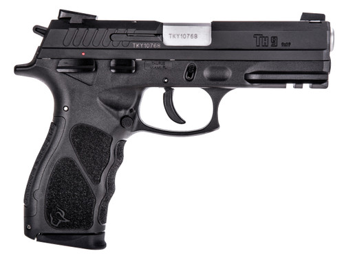 Taurus 1TH9041 TH  Full Size 9mm Luger 17+1 4.27" Matte Stainless Steel Barrel, Matte Black Serrated Slide, Black Polymer Frame w/Picatinny Rail, Black Finger Grooved Polymer Grip Right Hand