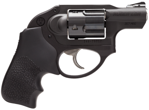 Ruger 5450 LCR  Small Frame 357 Mag 5rd 1.87" Matte Black Steel Barrel, Black PVD Cylinder, Matte Black Stainless Steel Frame, Hogue Tamer Monogrip Grip, Concealed Hammer