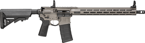 Springfield Armory STV916556TB5 SAINT Victor 5.56x45mm NATO 30+1 16" CMV Melonite Barrel, Tungsten Gray Rec, B5 Systems SOPMOD Stock/Type 23 P-Grip, 15" M-Lok Handguard, Flat GI Trigger