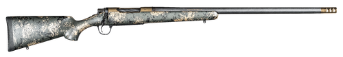 Christensen Arms 8010618700 Ridgeline FFT 243 Win 4+1 20" Carbon Fiber/Threaded Barrel, Burnt Bronze Cerakote, Green with Black/Tan Accents Stock