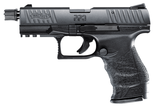 Walther Arms 5100304 PPQ M2 SD Tactical 22 LR 10+1 4" Threaded Steel Barrel, Matte Black Tenifer Serrated/Steel Slide, Black Polymer Frame w/Picatinny Rail, Black Polymer Grips