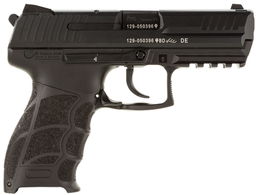 HK 81000109 P30 V3 9mm Luger 10+1, 3.85" Polygonal Rifled Barrel, Black Serrated Steel Slide, Black Polymer Frame w/Picatinny Rail, Black w/Interchangeable Backstrap Grip, Spurred Hammer, Ambidextrous