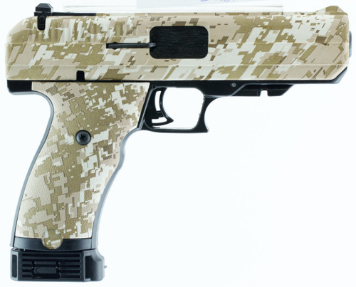 Hi-Point 34010DD JCP  40 S&W 10+1, 4.50" Black Steel Barrel, Hydro-Dipped Digital Desert Camo Serrated Steel Slide, Hydro-Dipped Digital Desert Camo Polymer Frame w/Picatinny Rail & Grip