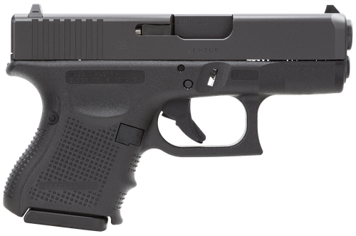 Glock PG3350201 G33 Gen4 Sub-Compact 357 Sig 9+1 3.43" Black Polygonal Rifled Barrel, Matte Black Serrated Slide, Black Polymer Frame, Black Textured Finger Grooved Polymer Grip, Right Hand