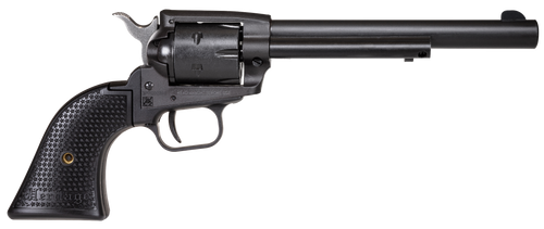 Heritage Mfg SRR22BS6PG Rough Rider  22 LR 6 Shot, 6.50" Black Satin Steel Barrel, Frame & Cylinder, Black Star Polymer Grip, Manual Thumb Safety, Exposed Hammer