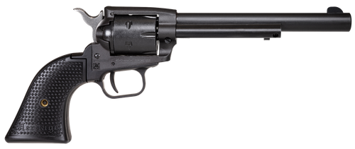 Heritage Mfg SRR22BS6PG Rough Rider  22 LR 6 Shot, 6.50" Black Satin Steel Barrel, Frame & Cylinder, Black Star Polymer Grip, Manual Thumb Safety, Exposed Hammer