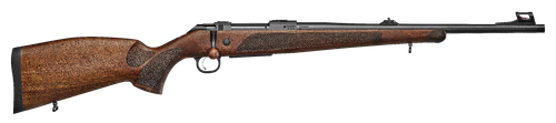 CZ-USA 07303 CZ 600 Lux Full Size 30-06 Springfield 5+1 20" Black Threaded Barrel, Black Steel Receiver, Drilled & Tapped Bavarian Style Walnut Wood Stock Right Hand