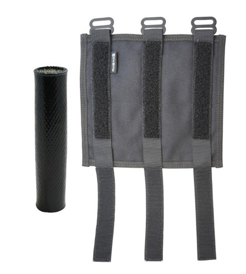 Hi-Temper Suppressor Cover-V1 Black 1.5"x7.5