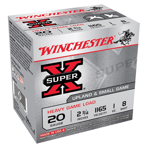 SuperX 20Ga 2.75" 1oz HG #8