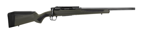 Savage Arms 57656 Impulse Hog Hunter Full Size 300 Win Mag 3+1 24" Matte Black Threaded Barrel, Matte Black Aluminum Receiver w/Picatinny Rail, Matte OD Green AccuStock Synthetic Stock, Ambidextrous