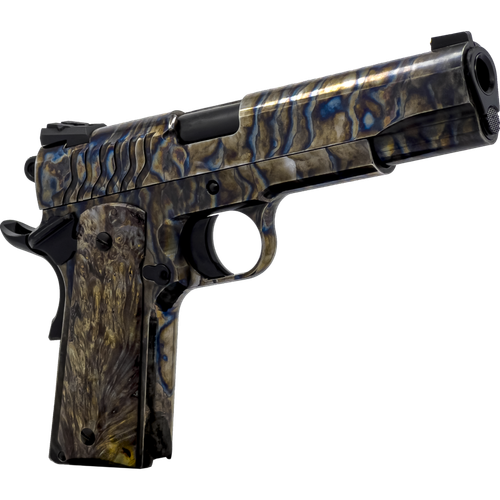 Dickinson LLC DKSN9FS Adam 1911 Fireball Full Size 9mm Luger 9+1 4.37" Steel Serrated Slide, Steel Frame w/Beavertail