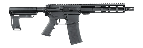 Andro Corp Industries 30010HBMPS ACI-15 Halo 300 Blackout 30+1 10" Black Nitride Threaded Barrel, Black Anodized Aluminum Receiver w/Picatinny Rail, M-LOK Handguard, Black Polymer SBA3 Pistol Brace, A