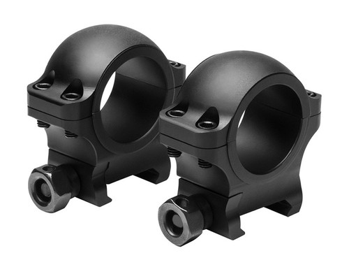 VISM 30mm Hunter Rings Black 0.9" Height