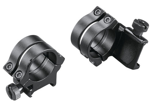 Quad Lock Rings 1" High Extension Black